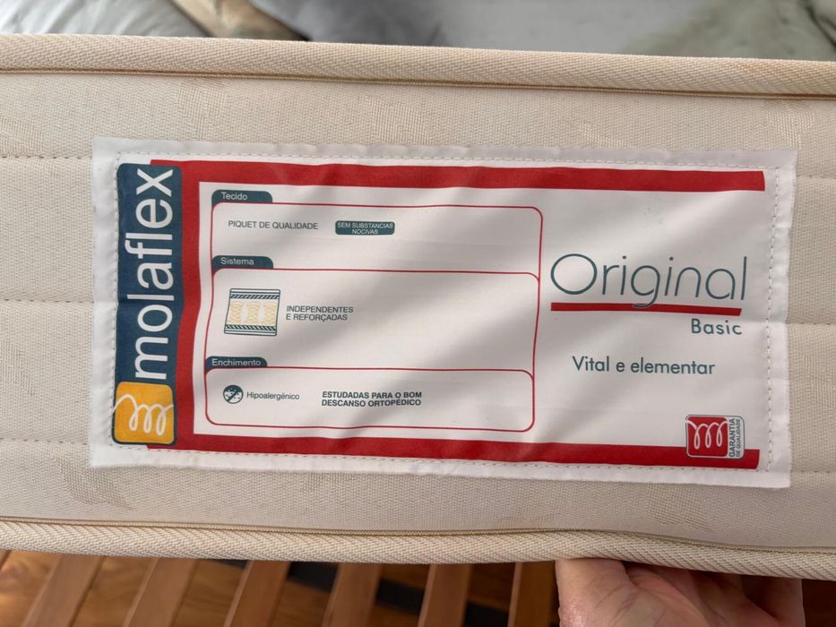 Somier solteiro duplo com oferta de colchões