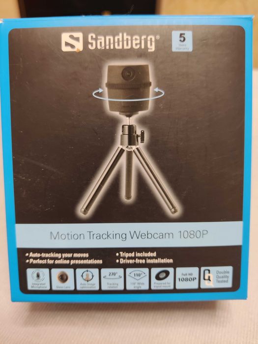 Вебкамера Sandberg Motion Tracking Webcam 1080P