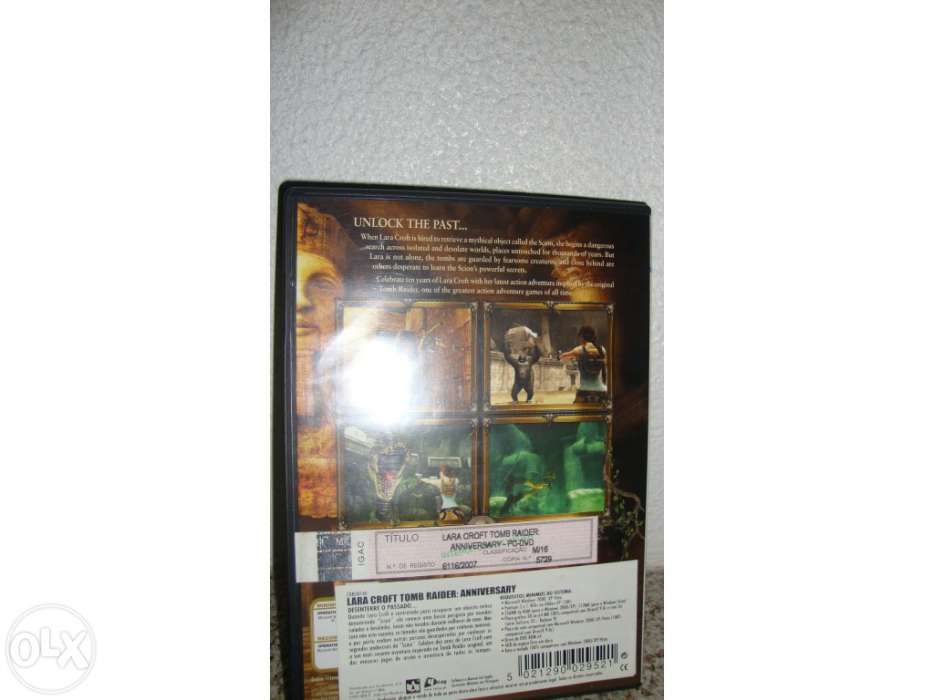 Lara croft tomb raider anniversary original - jogo pc