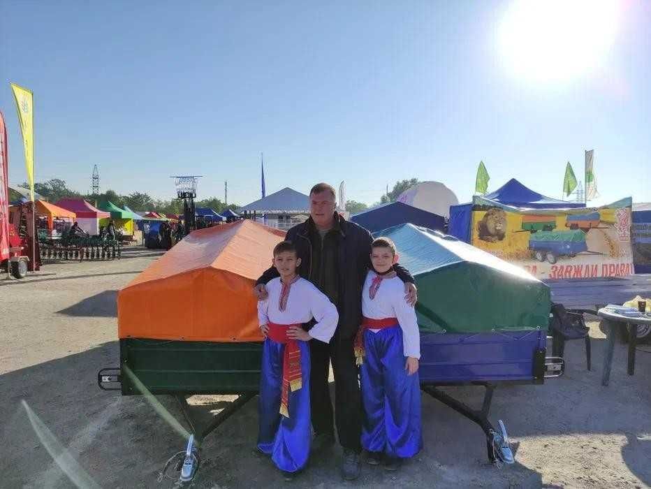 Прицеп ПРИЧІП 2500/1300 до  легкового авто. Документи для МРЕО. Завод.