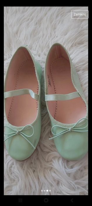 Baleriny baletki h&m  31/32  kokardką