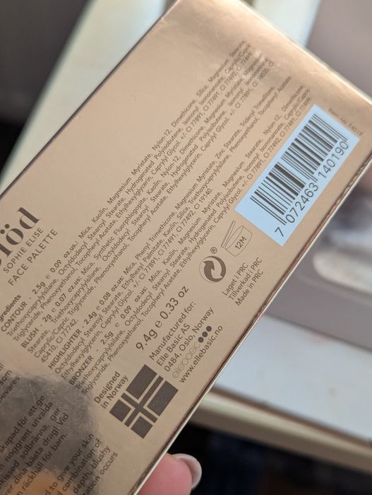 Paleta Glöd Sophie Elise jak nowa