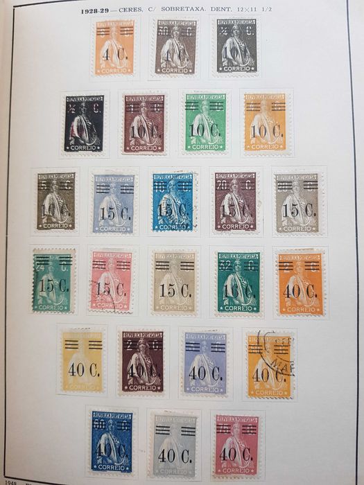 Álbum selos de portugal 1853