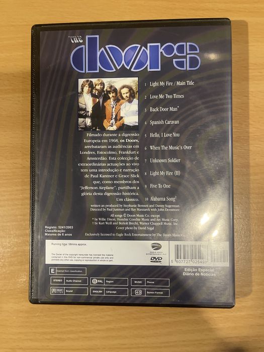 DVD The Doors-Live in Europe 1968