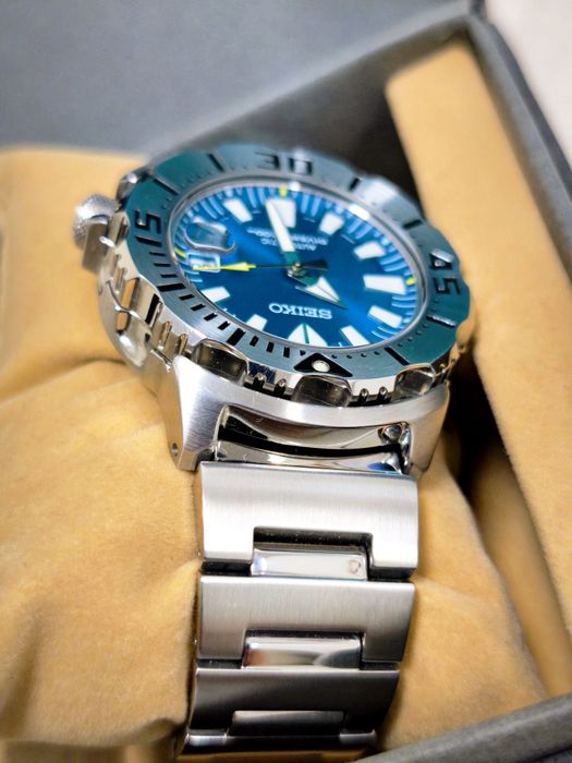 Relogio seiko Monster blue coral