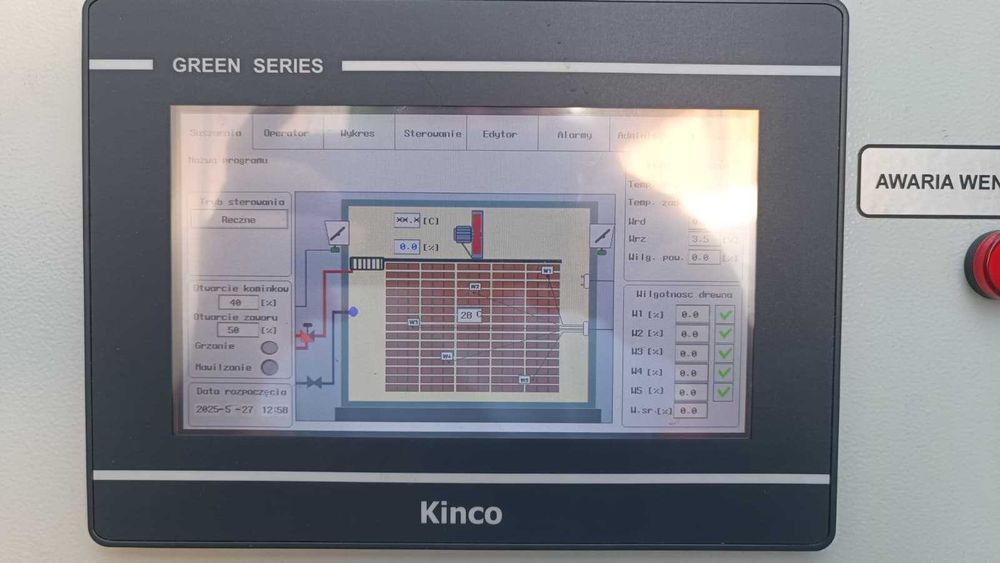 Suszarnia do drewna automatyczna