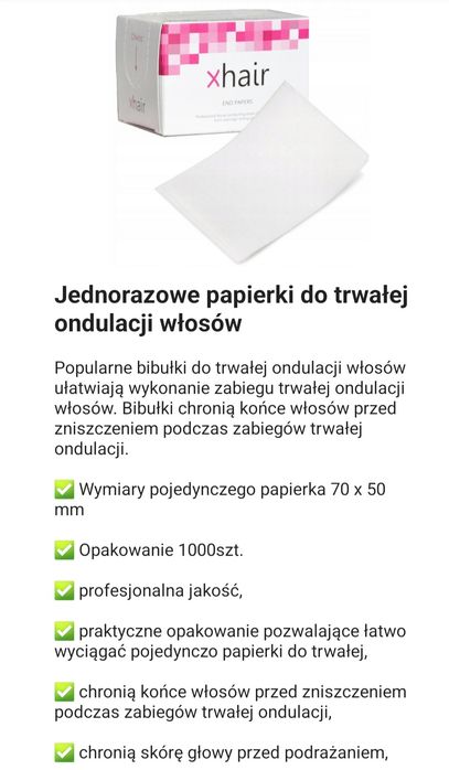 Zestaw do trwałej ondulacji włosów z WAŁKAMI KOSSWEL