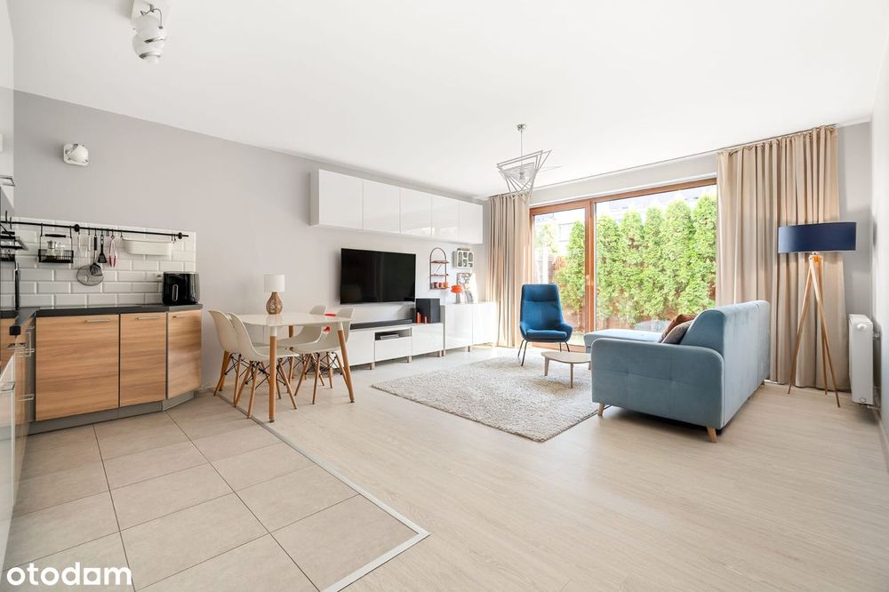 Przytulne 2pokojowe z ogrodem + miejsce w garażu i komórki!