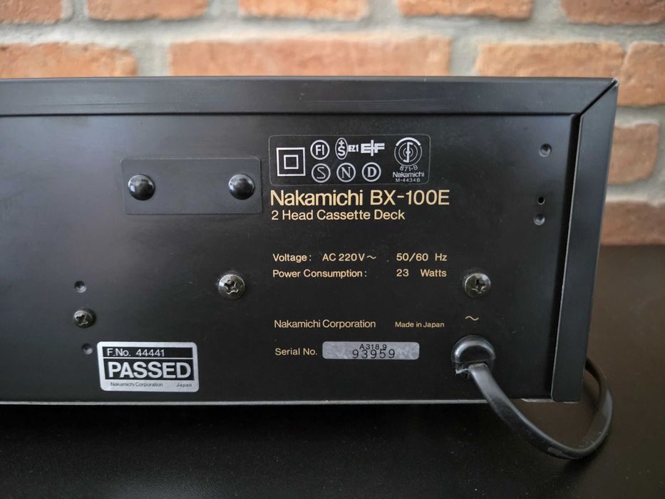 Magnetofon Nakamichi BX-100E