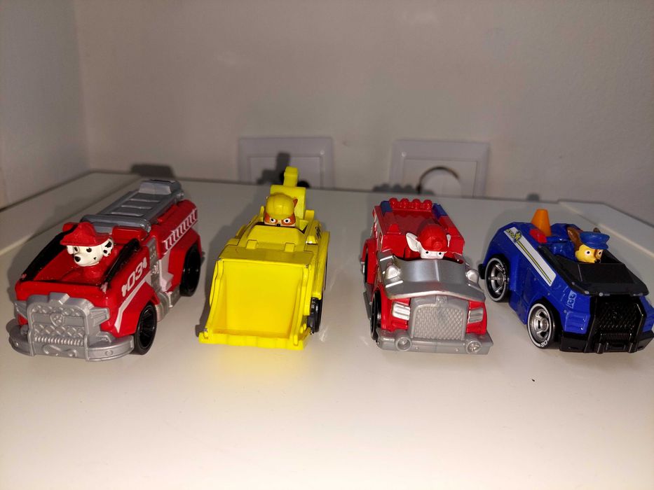 Patrulha pata carrinhos de personagens