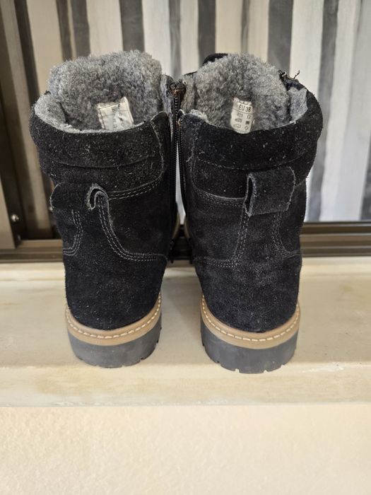 Botas de pele forradas