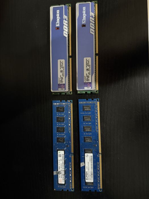 Ram ddr3 12GB (2x4gb i 2x2gb)