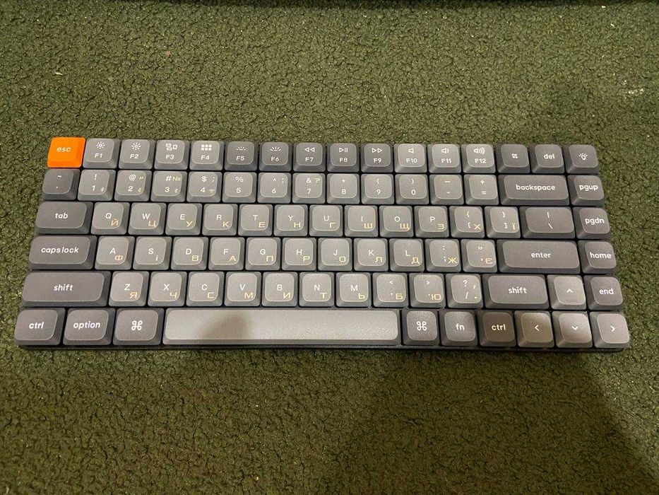 Клавіатура Keychron K3 Max 84Key, Gateron MX 2.0 Red, QMK, EN/UKR