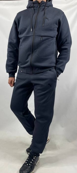 Мужской спортивный костюм Puma зимний теплый