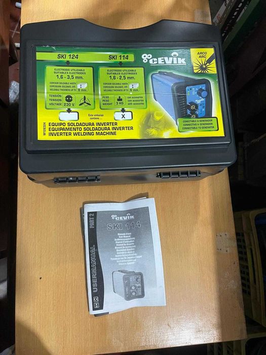 Máquina de Soldadura Cevik 114 (60118) – 80A, 230V – Nova na Caixa
