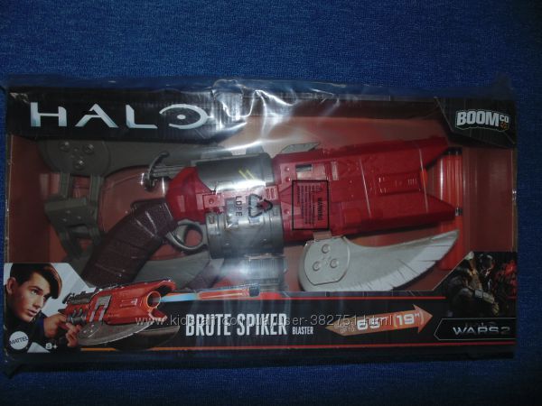 Великий бластер пістолет BOOMco Halo Brute Spiker Toy із США