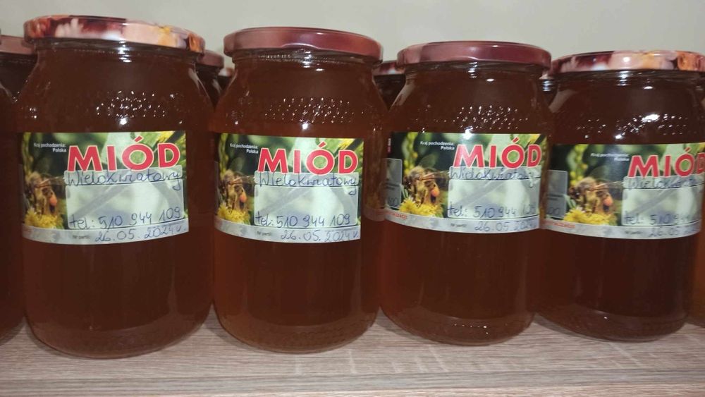 Miód wielokwiatowy i lipowy  z 2024r