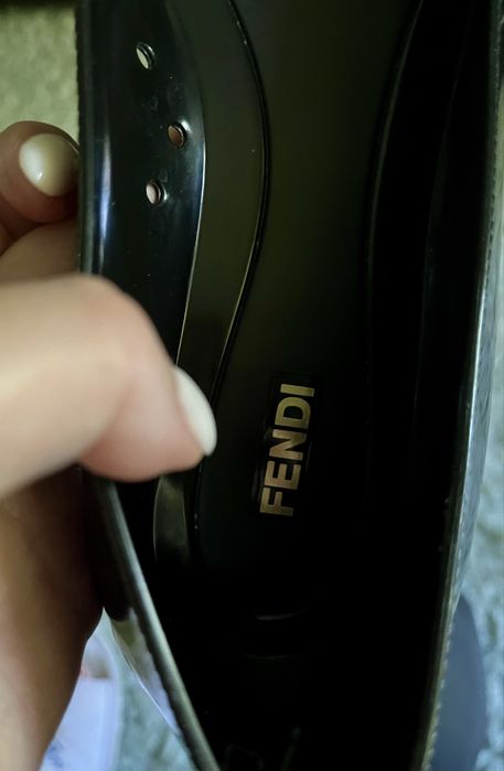 Женские силиконовые балетки, босоножки, туфли, сандали FENDI, оригинал