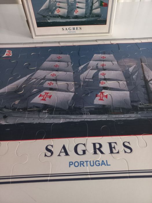 Puzzle  da caravela  Sagres ,60 peças