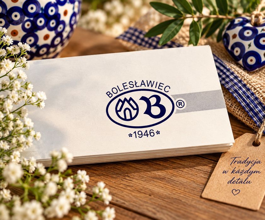 Filiżanka ceramiczna duża D42 350 ml Zakłady Ceramiczne Bolesławiec