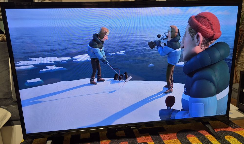 Telewizor Philips 43 FullHD, DVB-T2 HEVC  + oryginalny pilot  - opis !