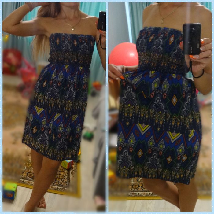 Atmosphere Женское платье сарафан для беременных бандо бюстье 44 46 M