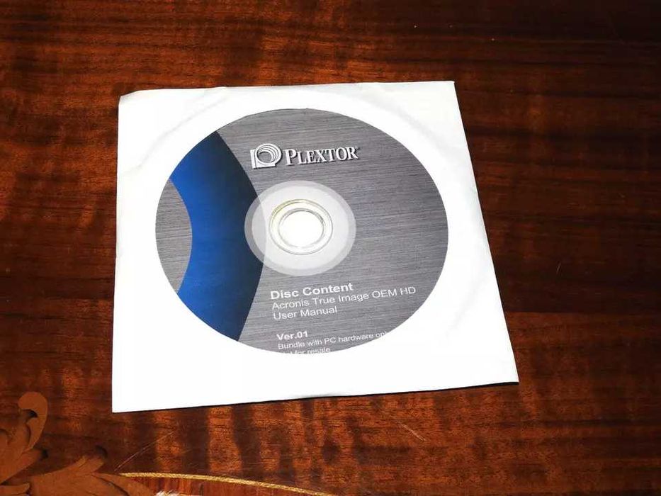 Oprogramowanie Plextor Acronis True Image OEM HD Ver.01 - 2009