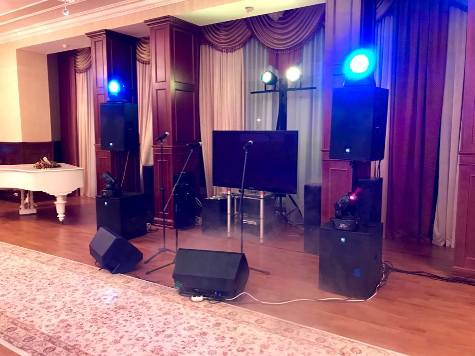 Аренда, прокат звука, света, микрофонов, колонок, караоке, беклайна,DJ