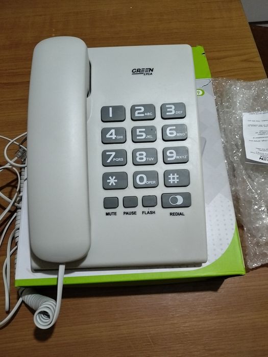 Telefone com fios novo