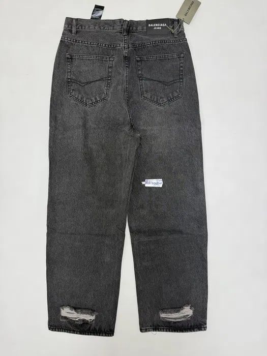 штаны джинсы  Balenciaga destress M L