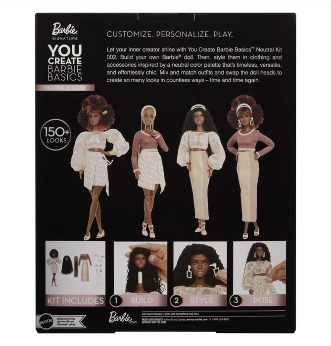 Barbie Basics You Create Kit 001, 002, 003 looks