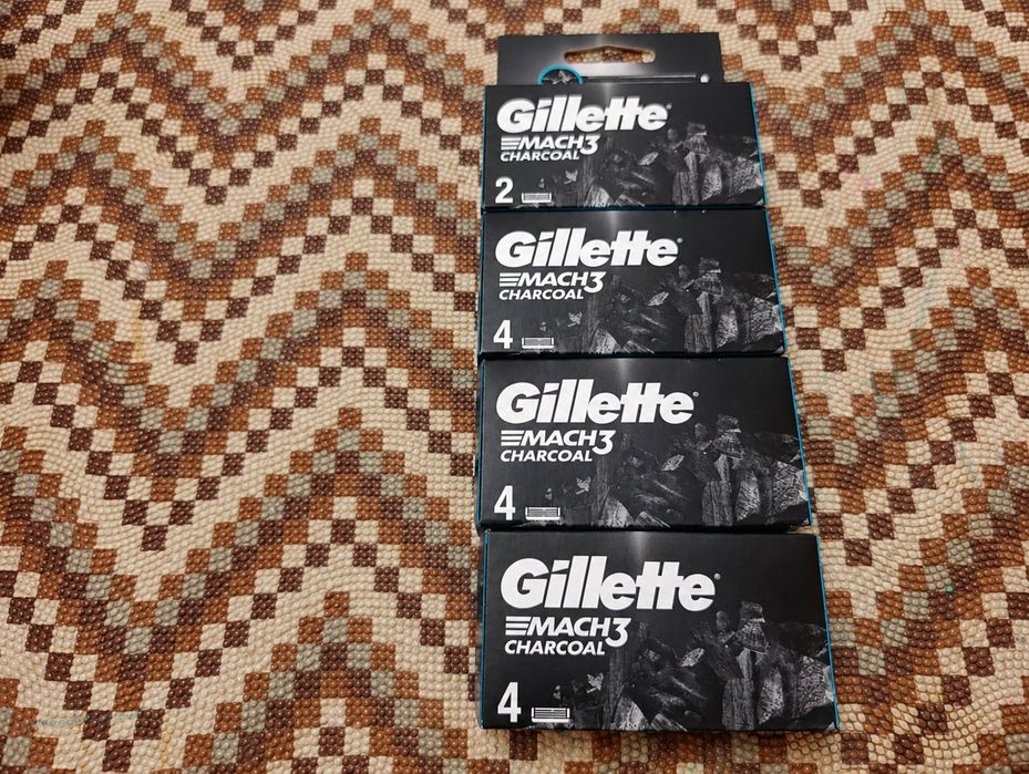 Касети для гоління Gillette Mach3 charcoal
