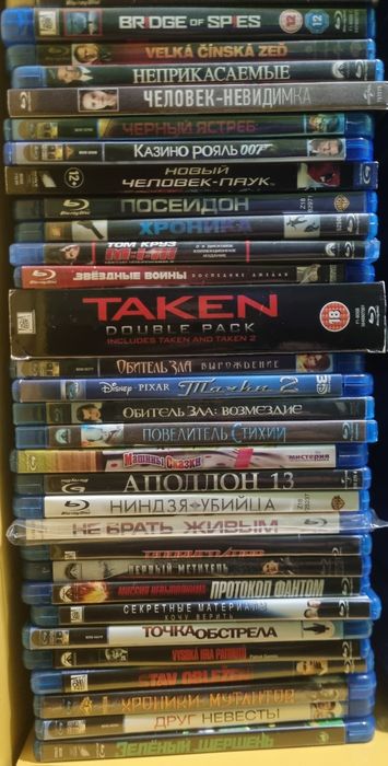 Blu ray фільми,все ліцензія та з перекладом.9
