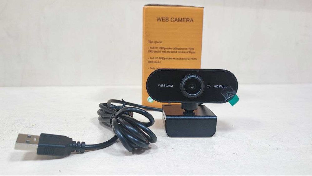 Веб-камера USB FullHD eMastiff 1080P Webcam Mini з мікрофоном Free Driver (HDWebP)
