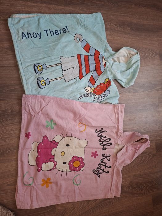 Рушник дитячий пончо з  капішоном