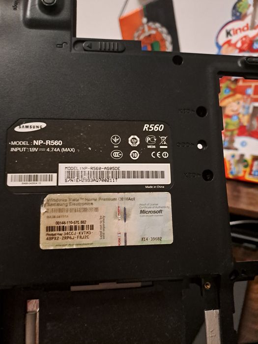 Laptop samsung r560 części