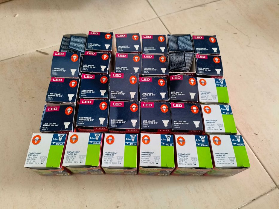 Lote 30 Lâmpadas GU10 Osram