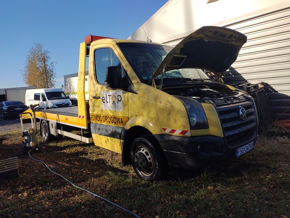 VW Crafter pomoc drogowa/autolaweta/Webasto