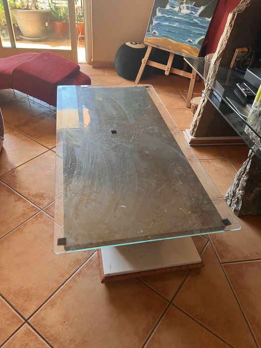 Mesa de marmore centro