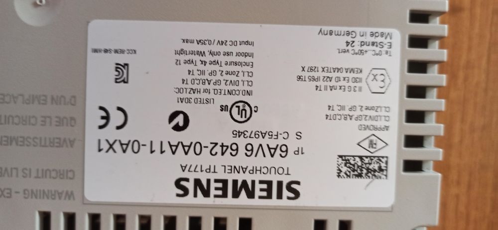 PLC+ Consola+ módulo interface+Fonte de Alimentação Siemens