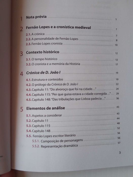 Livros de apoio escolar, "Crónica de D. João I" e "Filosofia", 10º ano