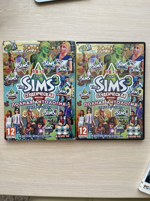 Диск The Sims 3 - Полная Антология (18 В 1): 150 Грн. - CD / DVD.