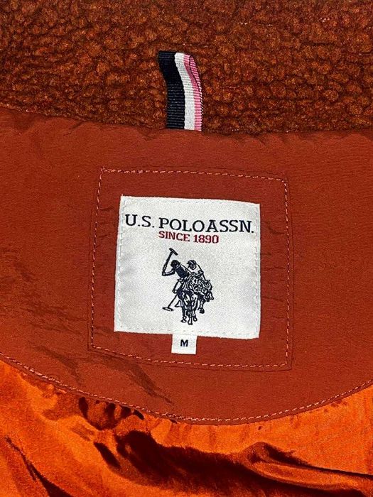 Куртка флісова жіноча U.S. Polo Assn Teddy Fleece Sherpa M оригінал