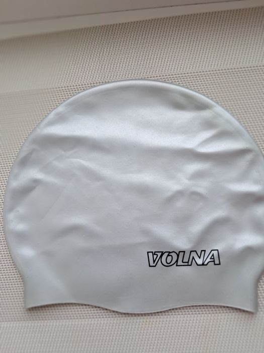Шапочка для плавання сіліконова VOLNA, шапка для басейну, ідеальний с