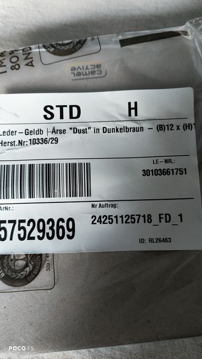 Camel Active Dust brązowy skórzany portfel męski ochrona RFID