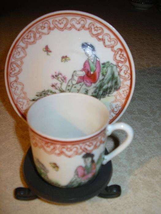 Chávenas de Café em Porcelana Chinesa - Antigas