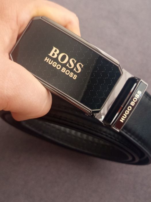 Pasek męski Hugo Boss regulowany 120cm