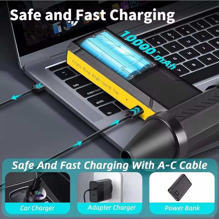 Турбо вентилятор Violent F16 Turbo Jet Fan 160000 RPM повітродувка