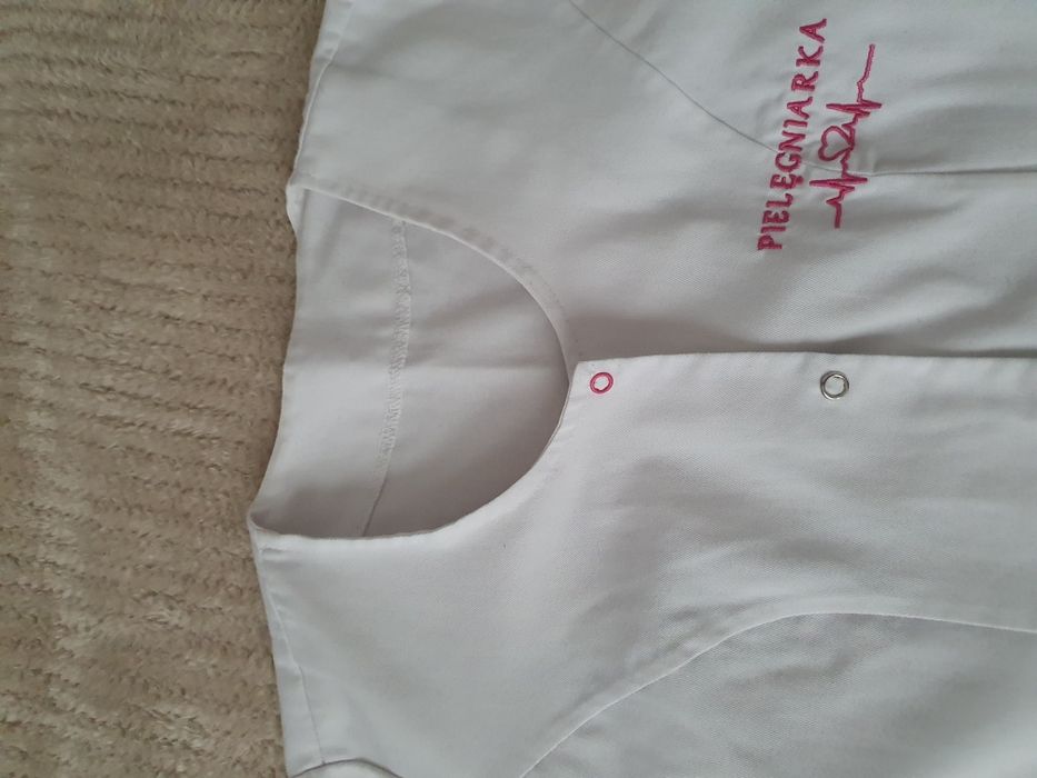 Fartuch żakiet bluza medyczna pielęgniarska r. S