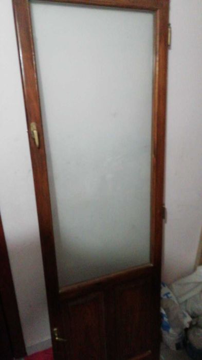 Двері дерев'яні балконні (полотно)